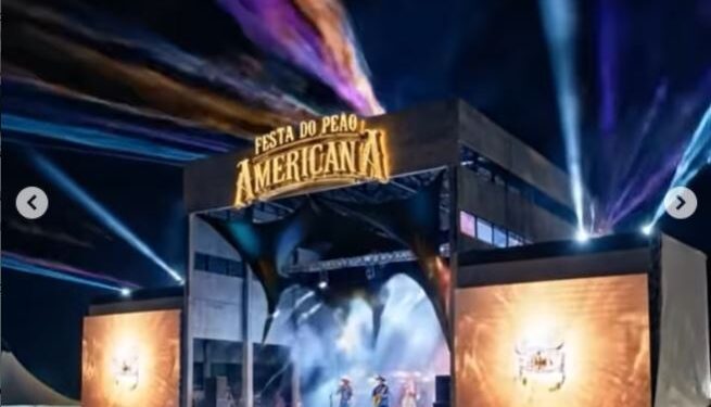 Festa do Peão de Americana inicia construção de novo palco e entra em nova fase estrutural