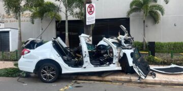 Acidente na Avenida Brasil deixa quatro feridos em Americana