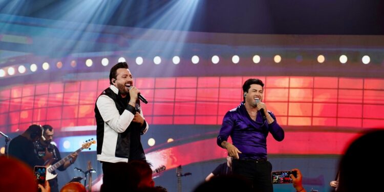 Ruan & Leandro gravam DVD histórico em Americana