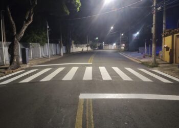 Americana reforça pintura de trânsito e inicia revitalização viária na Avenida 9 de Julho