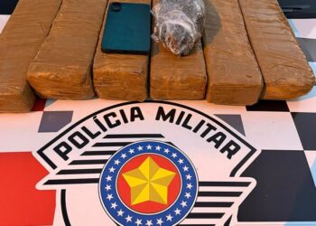 Homem é preso com mais de 6 quilos de maconha durante abordagem da PM em Santa Bárbara d’Oeste