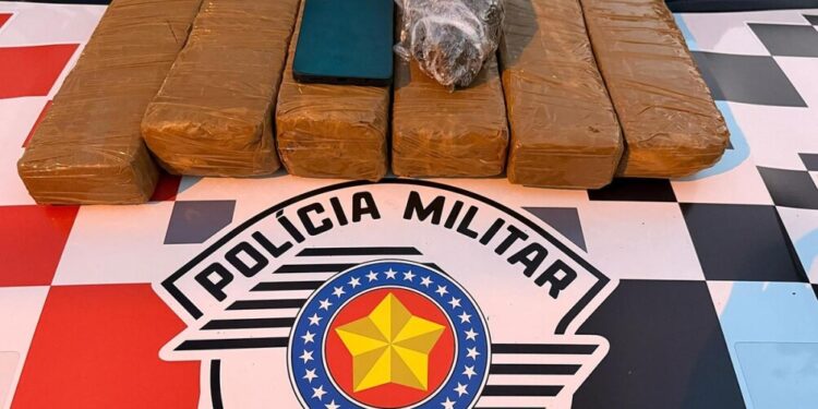 Homem é preso com mais de 6 quilos de maconha durante abordagem da PM em Santa Bárbara d’Oeste