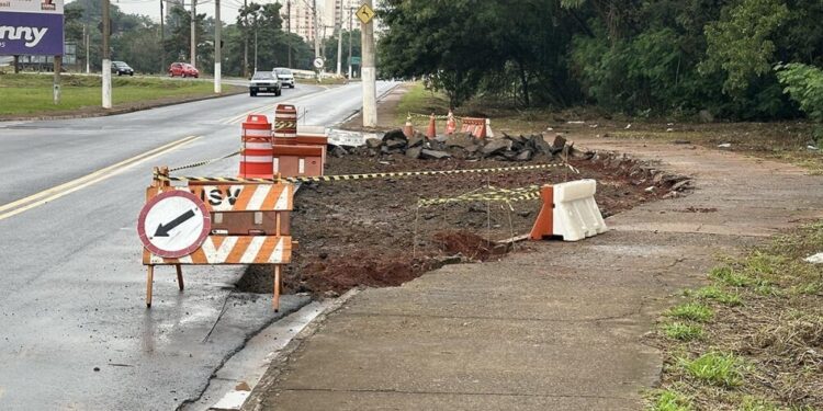 Prefeitura fecha acesso da Avenida Bandeirantes para a Rua Bahia e altera circulação de veículos em Americana
