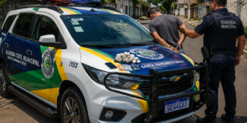 GCM prende suspeito de tráfico após apreensão de drogas no Parque Olaria