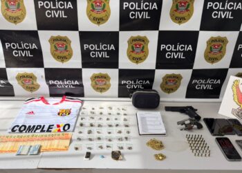Operação da DISE termina com prisão por tráfico e apreensão de arma em Santa Bárbara d’Oeste