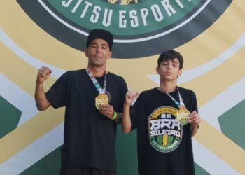 Pai e filho conquistam o brasileiro CBJJE 2026 e fazem história nos tatames