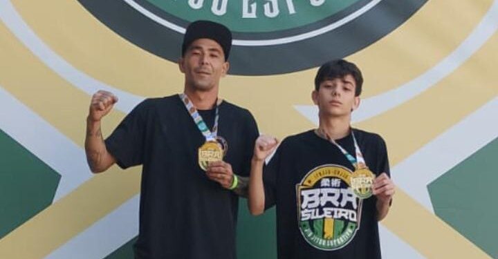 Pai e filho conquistam o brasileiro CBJJE 2026 e fazem história nos tatames