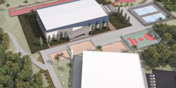Novo polo esportivo de Santa Bárbara terá piscina aquecida e poderá atender 15 mil pessoas por mês
