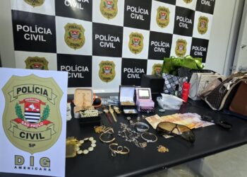 Polícia Civil apreende joias e dinheiro e indicia mulher suspeita de furtos em Americana