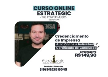 Curso online sobre credenciamento de imprensa oferece aula individual e certificado