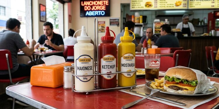 Ketchup, maionese e mostarda em bisnagas serão proibidos em lanchonetes de Americana e Santa Bárbara d’Oeste