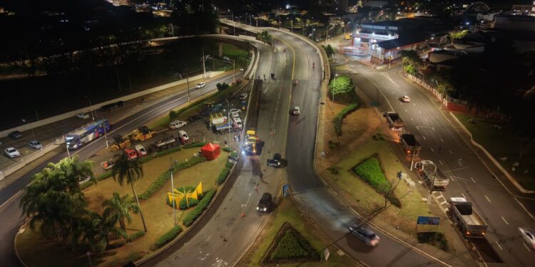 Reforma do Viaduto Centenário avança com recuperação asfáltica em Americana